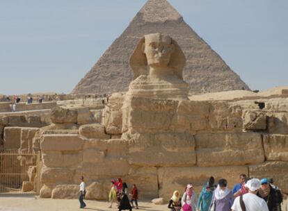 La pirámide de Giza, en Egipto