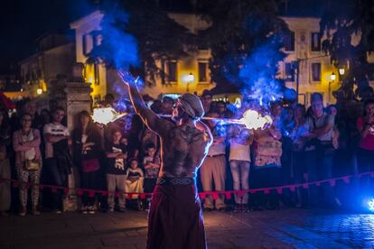 Imagen de uno de los espectáculos celebrados durante la Semana Cervantina 2017.