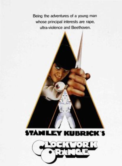 Carátula de la versión DVD de 'La naranja mecánica', de Stanley Kubrick. Warner Bros.