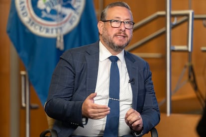 Joseph Edlow en las oficinas del USCIS, en Camp Springs, Maryland, el 8 de septiembre.