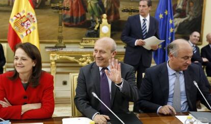 José Ignacio Wert (centre) presideix la Conferència Sectorial.