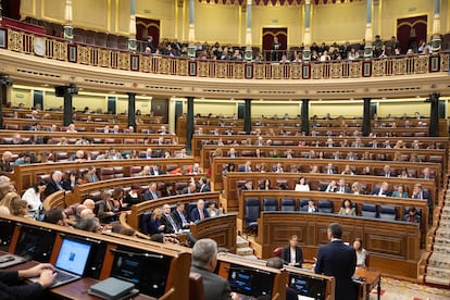 La sesión de control en el Congreso de los Diputados este miércoles.