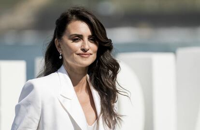 Penélope Cruz en el Festival de San Sebastián.