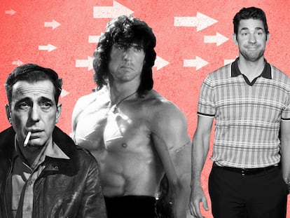 Humphrey Bogart, Sylvester Stallone, John Krasinski