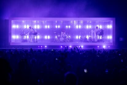 Un momento de la actuación de Air Play en el Sónar de Barcelona este viernes.