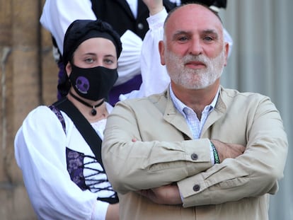 El chef José Andrés tras recibir el Premio Princesa de Asturias.