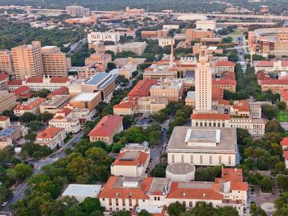 Vista general de las instalaciones de la Universidad de Texas, en Austin.