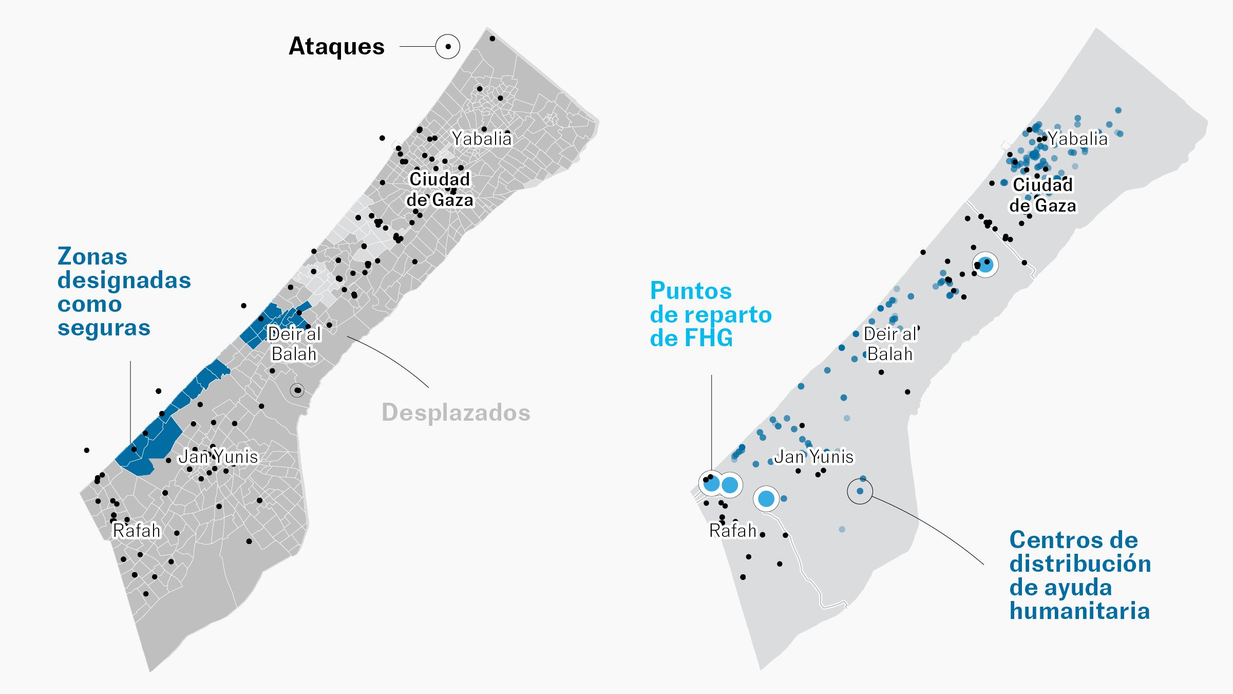 Israel convierte el hambre en un arma: la crisis explicada en gráficos
