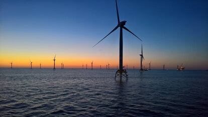 El parque eólico marino Wikinger promovido por la eléctrica española.