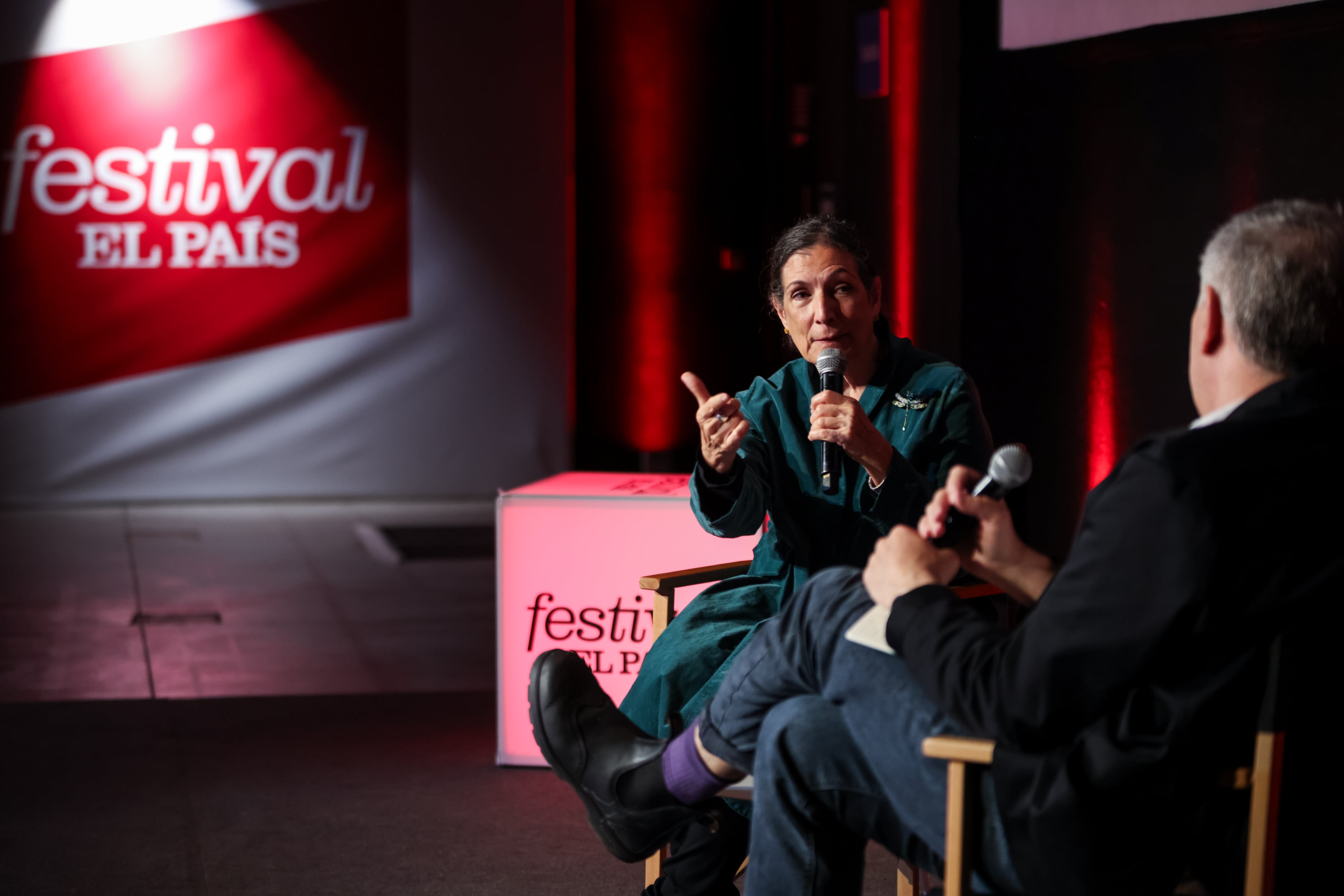 La periodista Alma Guillermoprieto, este sábado en el Festival de EL PAÍS.