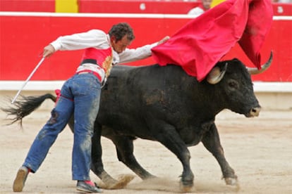 Antonio Ferrera cortó dos orejas a su segundo toro.