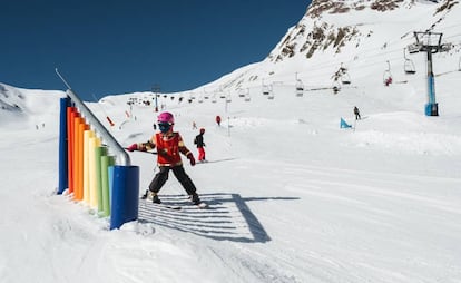 La pista Funny Track, en la estación de Formigal-Panticosa (Huesca).