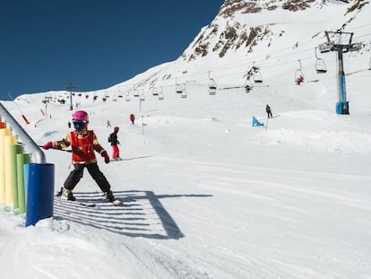 La pista Funny Track, en la estación de Formigal-Panticosa (Huesca).