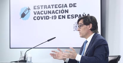 El ministro de Sanidad, Salvador Illa.