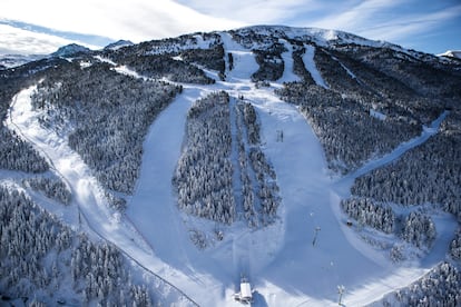 Pista de Soldeu, en el dominio andorrano de Grandvalira. 