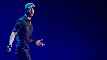 Enrique Iglesias, el pasado 15 de julio durante su concierto en Santander.