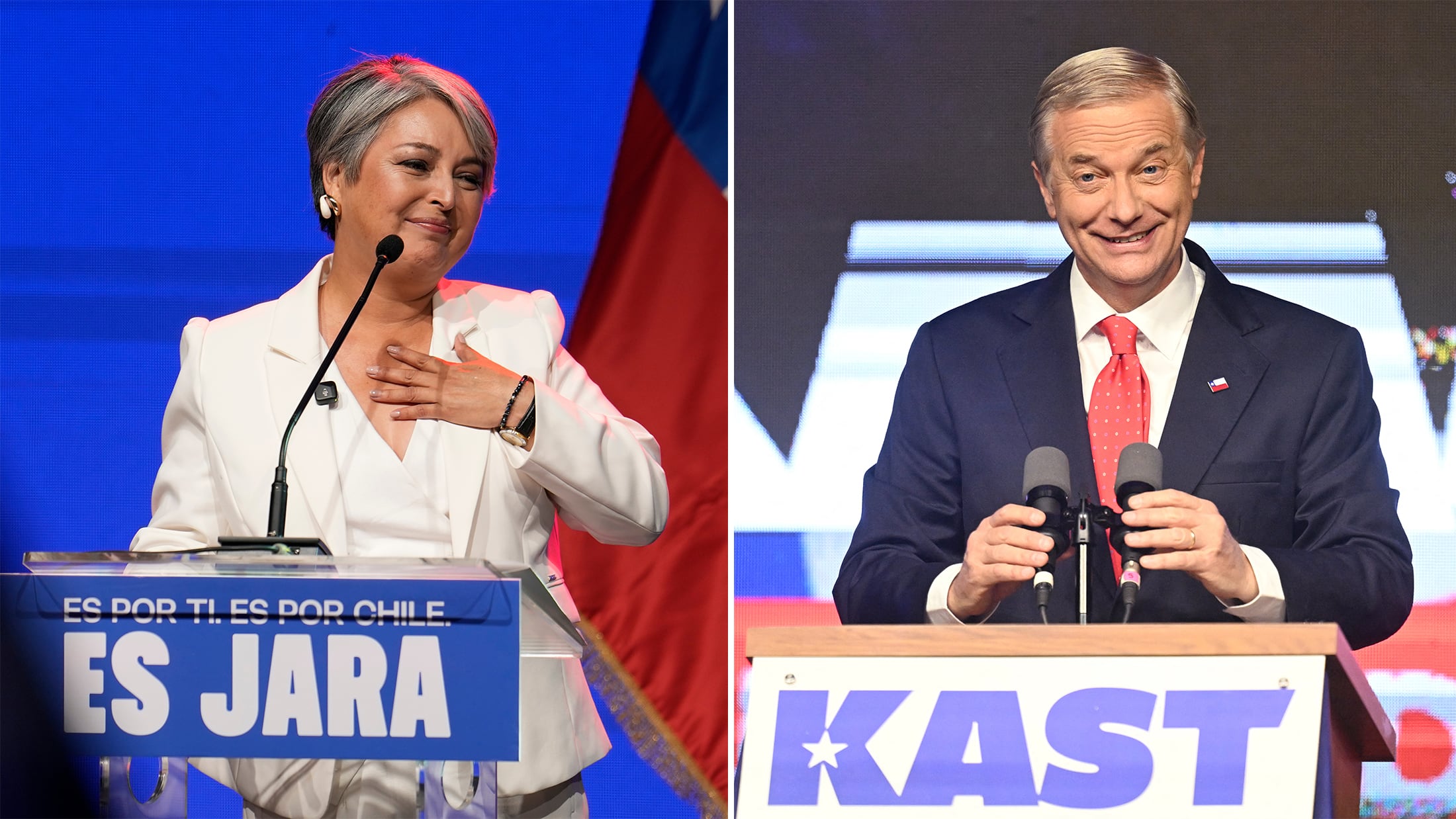 La comunista Jeannette Jara y el ultraderechista José Antonio Kast se disputarán la presidencia de Chile