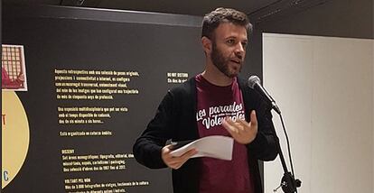 El edil Josep Tellez en un acto.