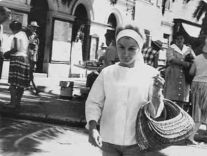 Madeleine, fotografiada en agosto de 1961.