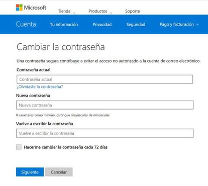 Cuenta Windows 10