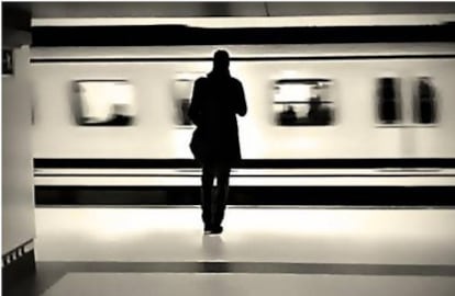 'El andén de la paciencia', ganadora del I Certamen de I Certamen de Fotografía 'Metro desde tu móvil'