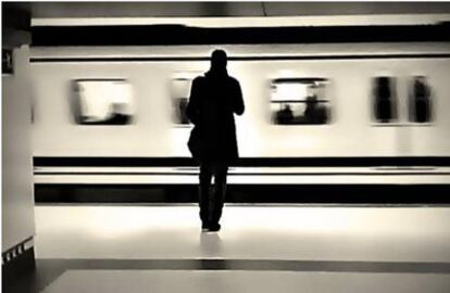 'El andén de la paciencia', ganadora del I Certamen de I Certamen de Fotografía 'Metro desde tu móvil'