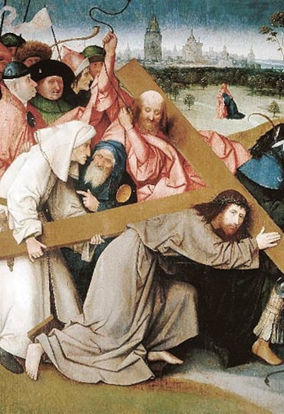 <i>Cristo llevando la cruz</i> (1505-1507), de El Bosco, expuesto en el museo de Seattle.