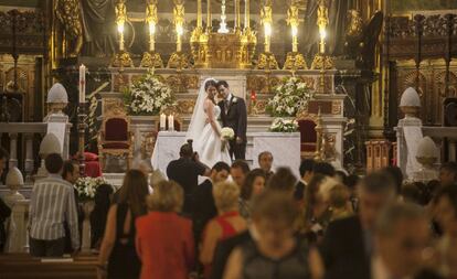 Una boda de una pareja madrileña.