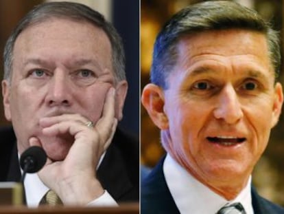 Jeff Sessions, Mike Pompeo e Mike Flynn pertencem ao círculo mais próximo do presidente-eleito