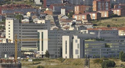 Vista del Complejo Hospitalario Universitario de Ourense.