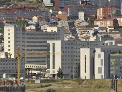 Vista del Complejo Hospitalario Universitario de Ourense.