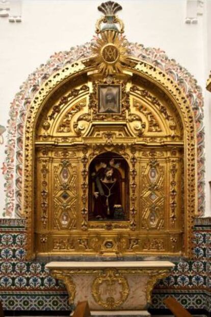 Capilla de San Elías en el monasterio que las carmelitas descalzas en Sanlúcar la Mayor (Sevilla).