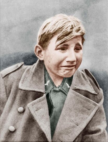 Retrato del joven soldado Hans-Georg Henke, apresado por los estadounidenses en la primavera de 1945. Murió en 1997.
