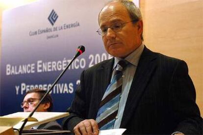 El ministro de Industria, José Montilla, durante la presentación del Balance Energético 2005.