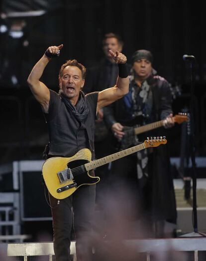 La complicidad de Springsteen con su público fue permanente durante todo el concierto.