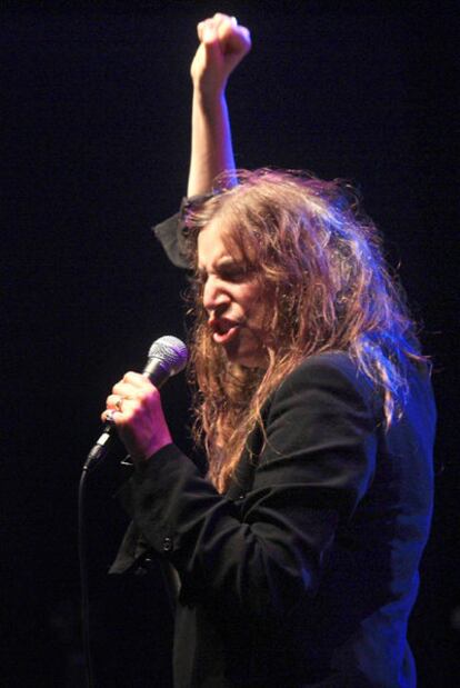 Patti Smith, durante su actuación en La Mar de Músicas.