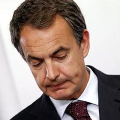 José Luis Rodríguez Zapatero, el 22 de mayo de 2011.