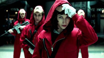 Úrsula Corberó, una de las protagonistas de la serie 'La casa de papel'.