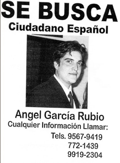 La familia de García Rubio buscó infructuosamente al empresario por todo el país