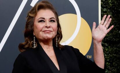 Roseanne Barr, el pasado enero en la gala de los Globos de Oro en Beverly Hills.