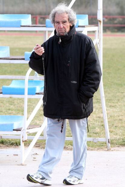 Manuel Pascua, entrenando la semana pasada en Pozuelo.