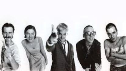 Cartel promocional de la película 'Trainspotting'