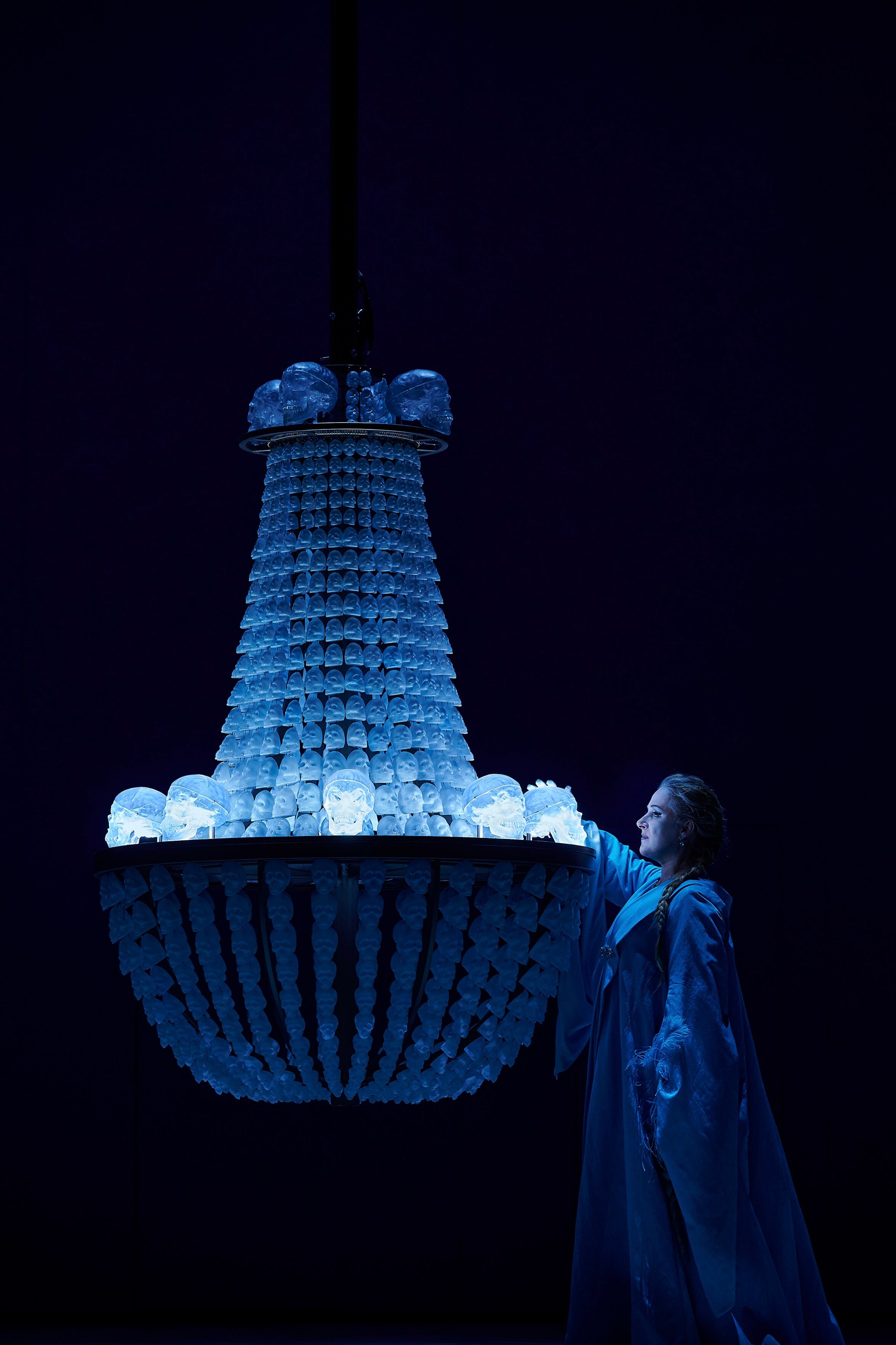 La soprano Diana Damrau, al final del primer acto de ‘El caballero de la rosa’, de Richard Strauss, el 21 de septiembre en la Ópera de Zúrich.