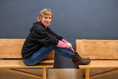 Mónica López, en el teatro Español de Madrid. 