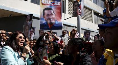 Cilia López, la diputada y esposa de Nicolás Maduro, en Caracas.
