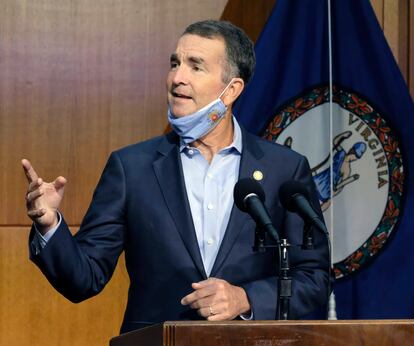 El gobernador demócrata de Virginia, Ralph Northam.