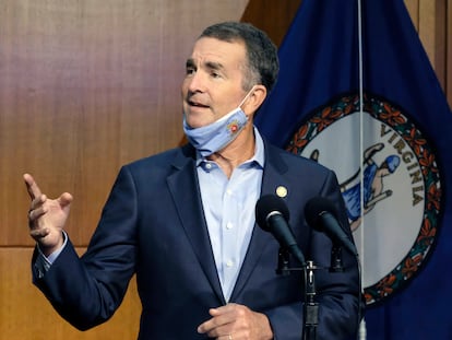 El gobernador demócrata de Virginia, Ralph Northam.