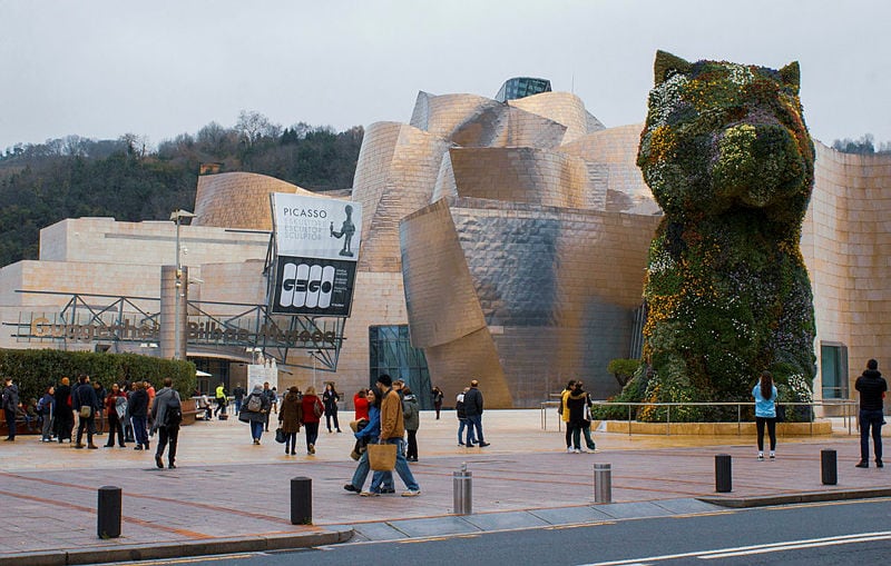 El Guggenheim de Bilbao.