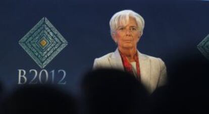 La directora general del FMI, Christine Lagarde