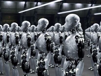Fotograma de la película I Robot.